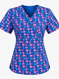 Blusa Clínica Estampada Corazones Multicolores | Égida Uniformes - Miniatura 3