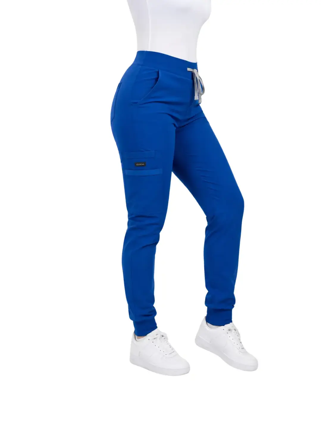 Pantalon Jogger Azul Rey  – Línea Aesthetic - Uniformes clínicos Égida Chile