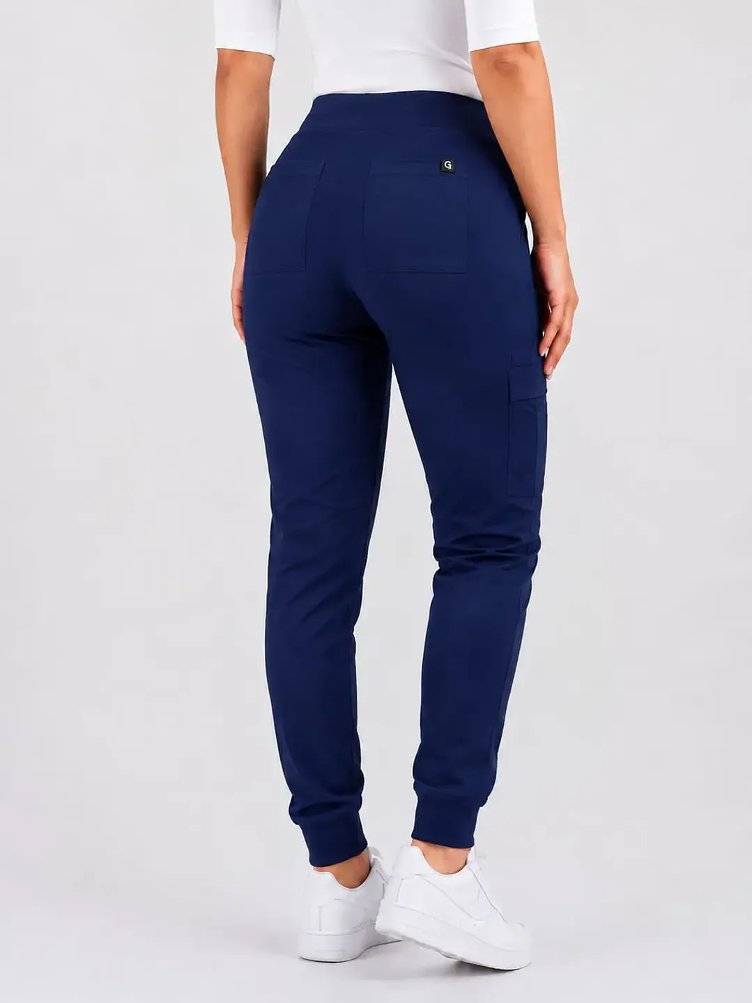 Pantalon Jogger Azul Marino  – Línea Aesthetic - Uniformes clínicos Égida Chile