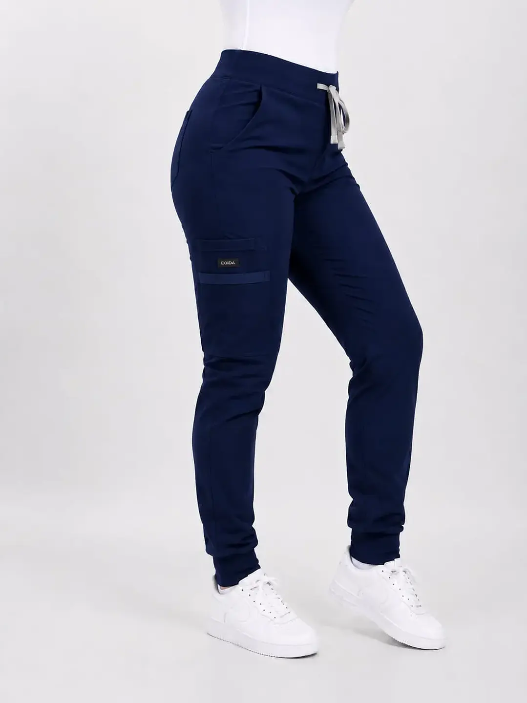 Pantalon Jogger Azul Marino  – Línea Aesthetic - Uniformes clínicos Égida Chile