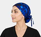Gorro Clínico Quirúrgico Premium de Tela Elástica con Botones – Azul Rey - Miniatura 1