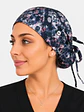 Gorro Médico Estampado Galaxia para Mujer con Botón - Miniatura 1