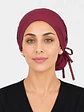 Gorro Quirúrgico Elástico con Botones para Mascarilla – Premium burdeo - Miniatura 3