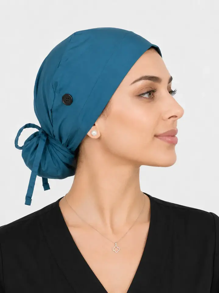 Gorro Quirúrgico Verde Petroleo 2