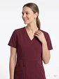 Blusa Modelo Venus Burdeo oscuro - Tela Elasticada Antifluido  - Miniatura 2