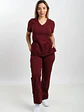 Conjunto Clínico Cargo Premium Antifluido Mujer – Burdeo - Miniatura 1