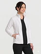 Chaquetilla de Micropolar Clínico Premium Mujer – Blanco - Miniatura 2