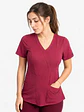 Blusa Modelo Venus Burdeo - Tela Elasticada Antifluido - Miniatura 1