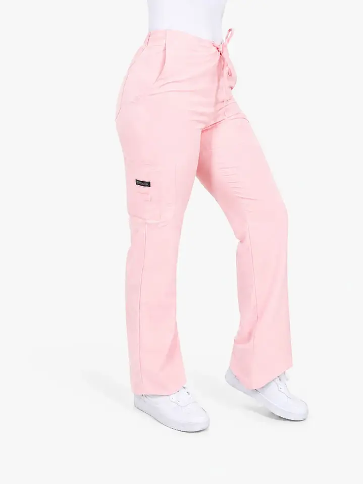 Pantalon Modelo Cargo Elasticado Antifluido Damasco 4