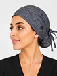 Gorro Quirúrgico con Botones para Mascarilla - Gris Oxford Digital - Miniatura 1