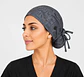 Gorro Quirúrgico con Botones para Mascarilla - Gris Oxford Digital - Miniatura 1