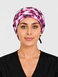 Gorro Quirúrgico con Botones para Mascarilla - Animal Print Fucsia - Miniatura 3
