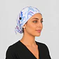Gorro Clínico con Botones para Mascarilla - Diseño arcoiris - Miniatura 2
