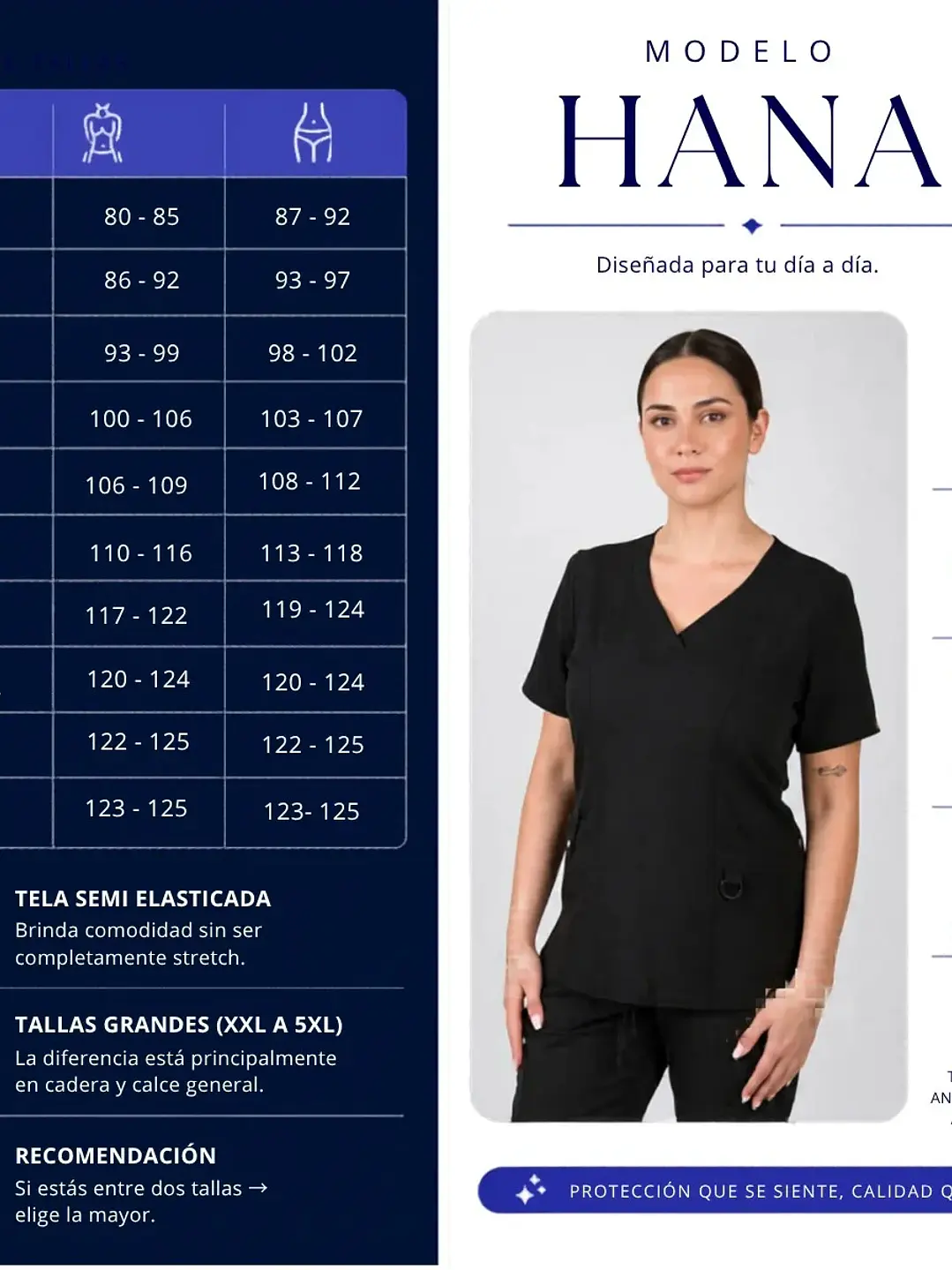 Conjunto Clinico Hana Celeste Ceil Blue  (Blusa Hana + Pantalon Hana Recto) – Línea Aesthetic - Uniformes clínicos Égida Chile