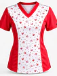 Blusa Roja Estampado Ositos Pediatria - Miniatura 2