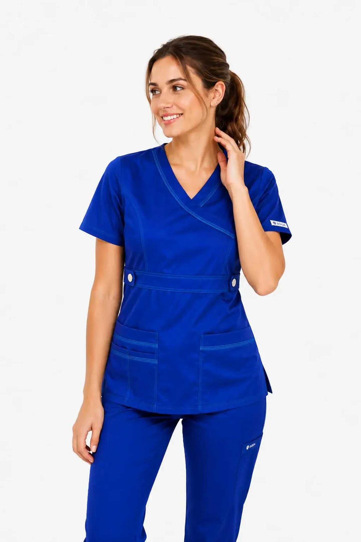 Blusa Clinica Azul Rey Hilo Calipso 1