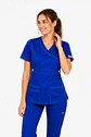 Blusa Clinica Azul Rey Hilo Calipso - Miniatura 1