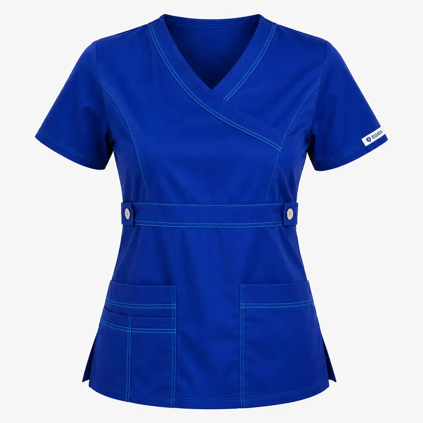 Blusa Clinica Azul Rey Hilo Calipso 2