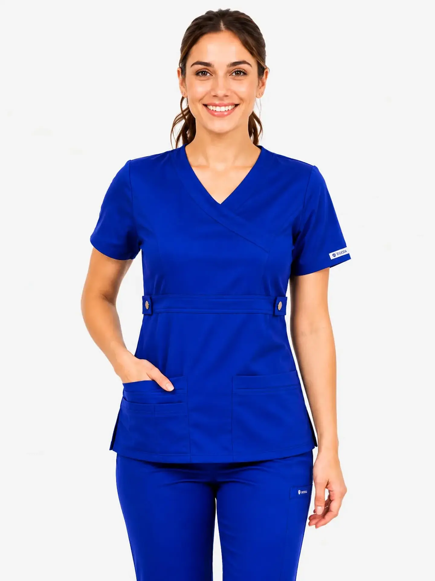 Blusa Clinica Azul Rey Hilo Calipso 3
