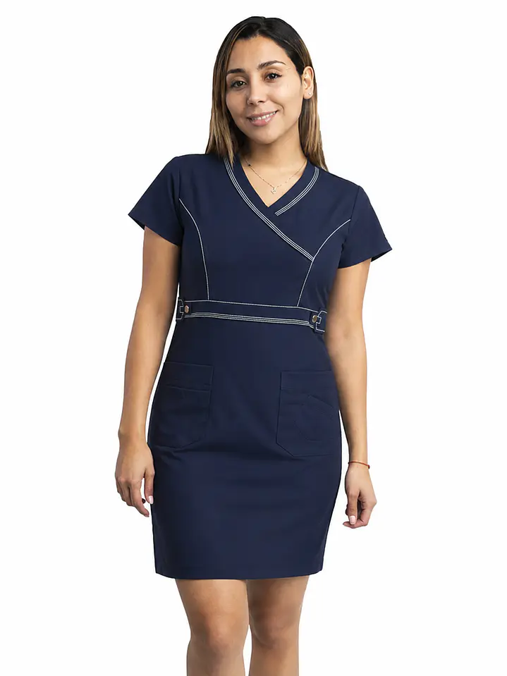 Vestido Azul Marino modelo cargo 1
