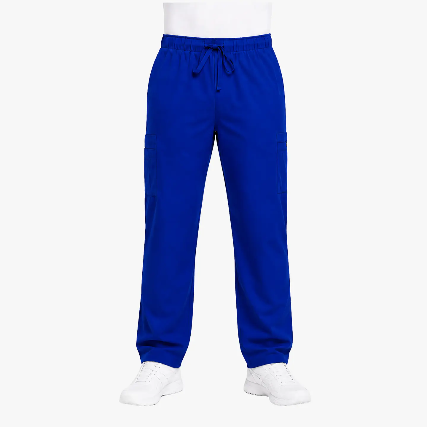 Pantalón Clínico Cargo Azul Rey Hombre Antifluido 3