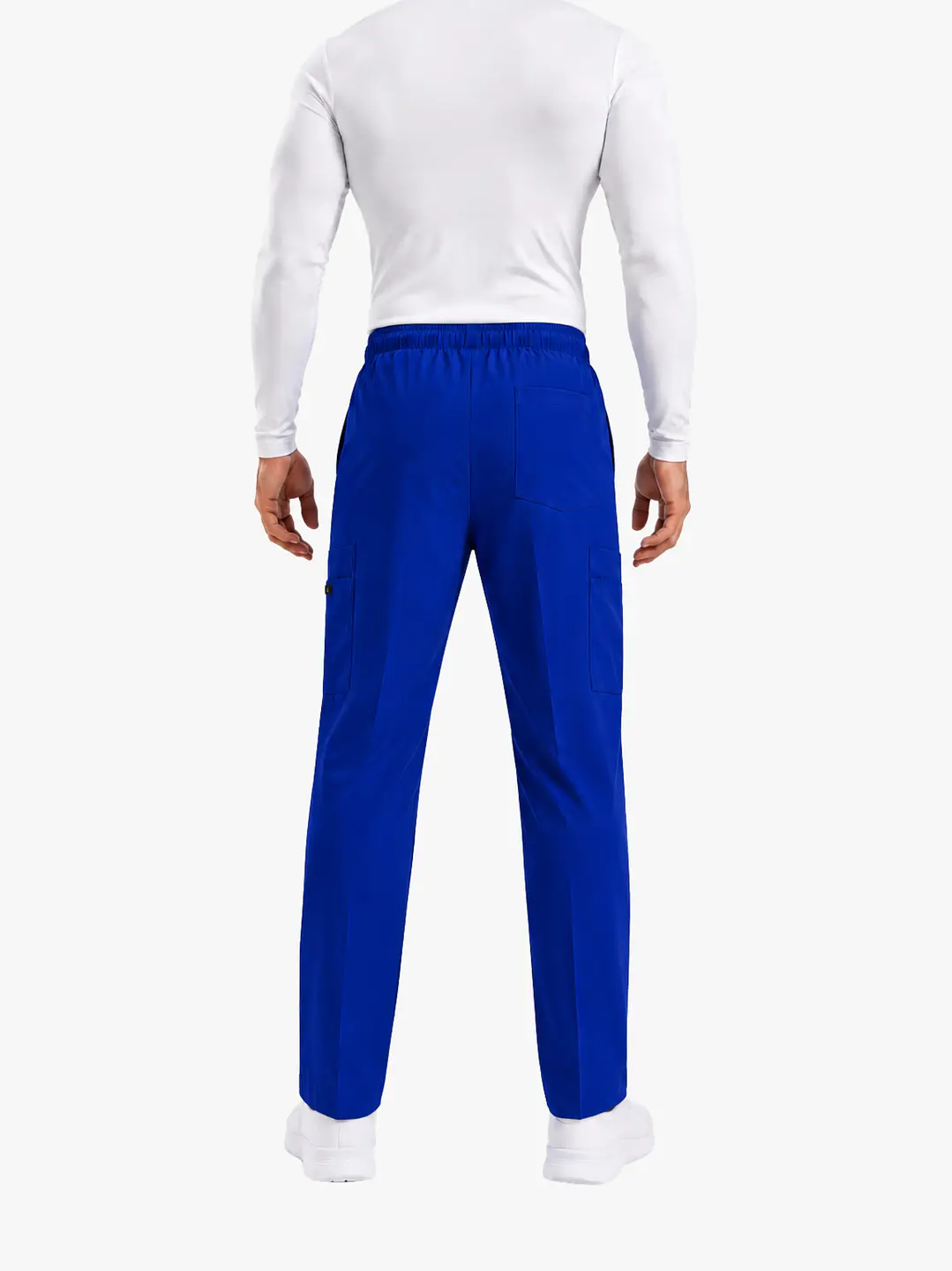 Pantalón Clínico Cargo Azul Rey Hombre Antifluido - Uniformes clínicos Égida Chile