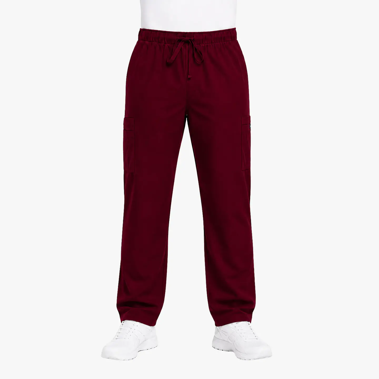 Pantalón Clínico Cargo Burdeo Hombre Antifluido 3