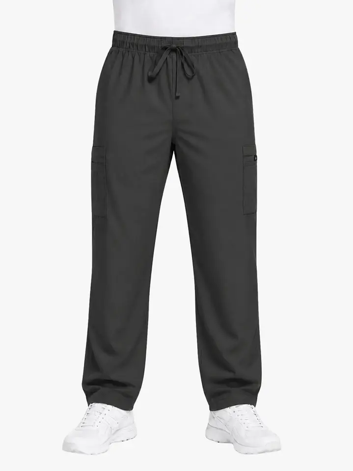 Pantalón Clínico Cargo Gris Hombre Antifluido 3