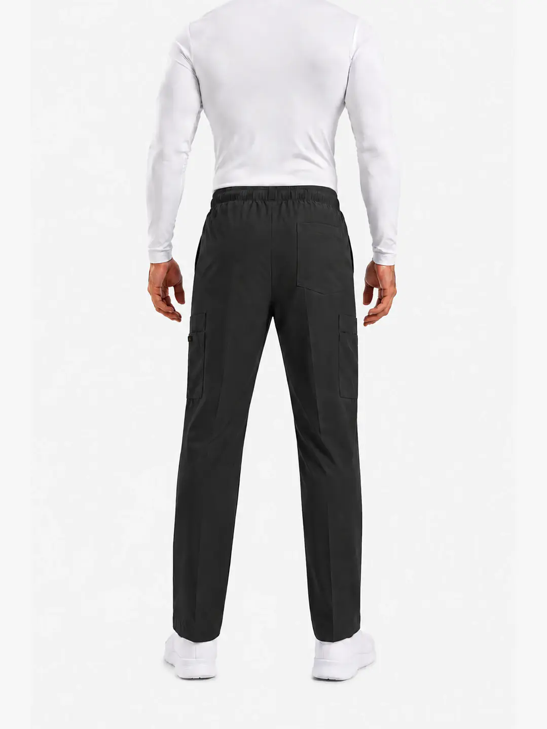 Pantalón Clínico Cargo Gris Hombre Antifluido - Uniformes clínicos Égida Chile