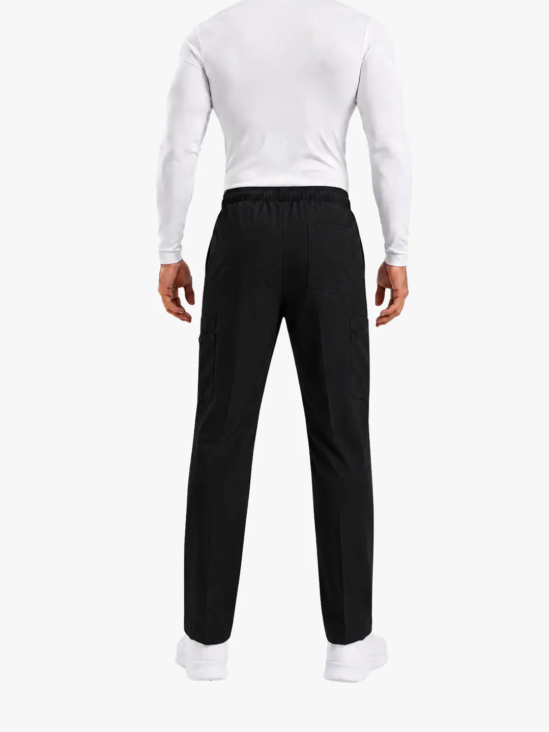 Pantalón Clínico Cargo Negro Hombre Premium  - Uniformes clínicos Égida Chile