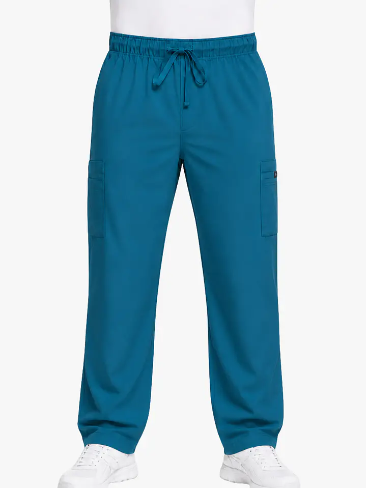Pantalón Clínico Cargo Verde petróleo Hombre Premium  3