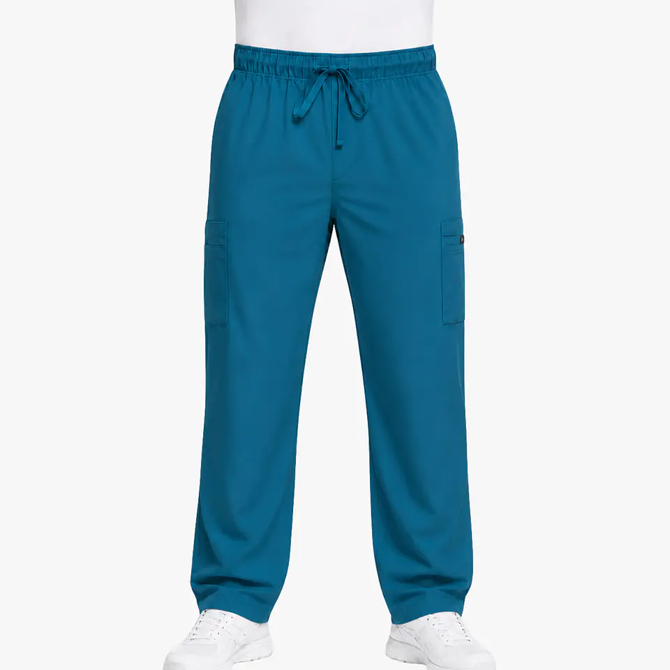 Pantalón Clínico Cargo Verde petróleo Hombre Premium  3
