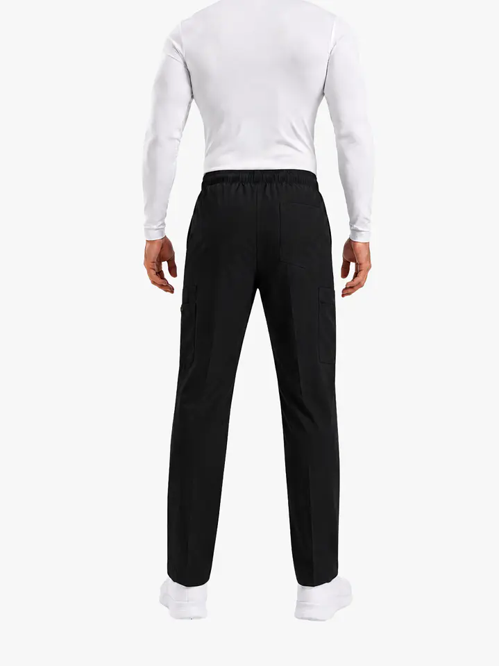 Pantalón Clínico Cargo Negro Flex Medcomfor 4