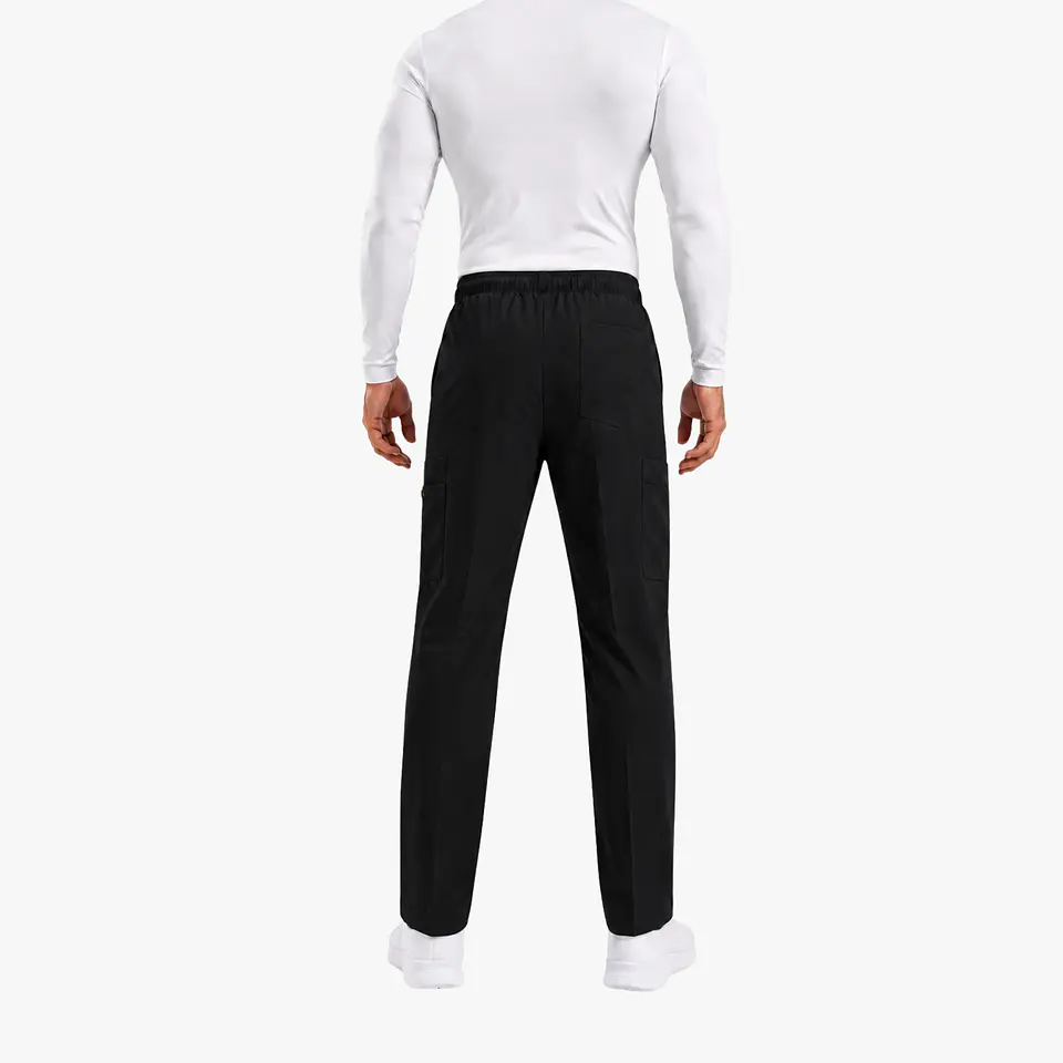 Pantalón Clínico Cargo Negro Flex Medcomfor 4
