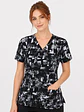 Blusa Clínica Estampada Mosaico Black and White  - Miniatura 1
