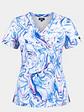 Blusa Clínica Estampada Aurora Blue Premium - Miniatura 3