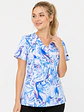 Blusa Clínica Estampada Aurora Blue Premium - Miniatura 2