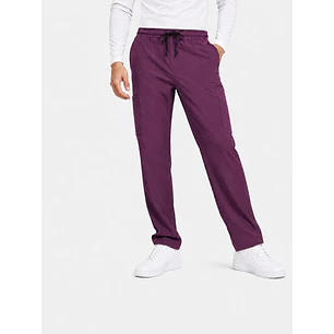 Pantalón Clínico Cargo Poplin Burdeo Hombre