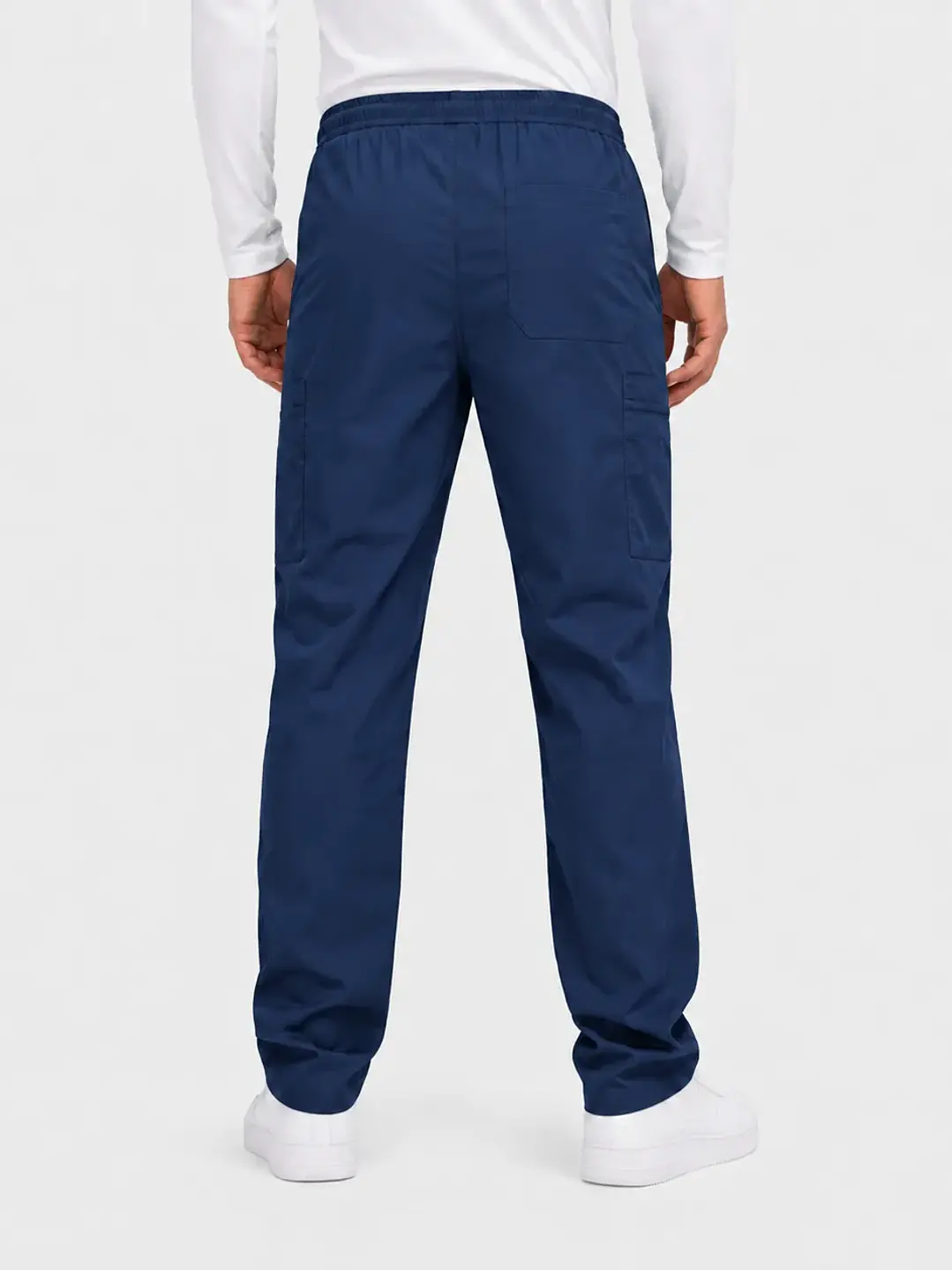Pantalón Clínico Cargo Poplin Azul Marino Hombre - Uniformes clínicos Égida Chile