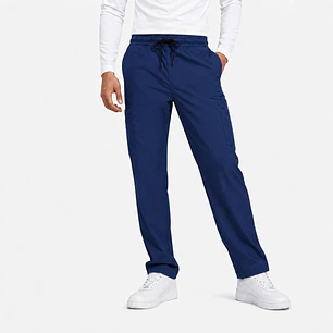Pantalón Clínico Cargo Poplin Azul Marino Hombre