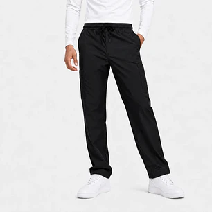 Pantalón Clínico Cargo Poplin Negro Hombre