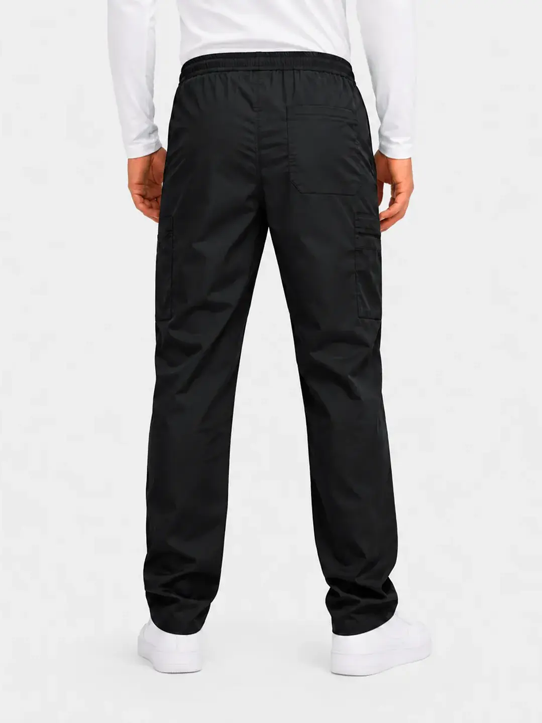 Pantalón Clínico Cargo Poplin Negro Hombre - Uniformes clínicos Égida Chile