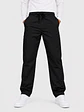 Pantalón Clínico Cargo Poplin Negro Hombre - Miniatura 3