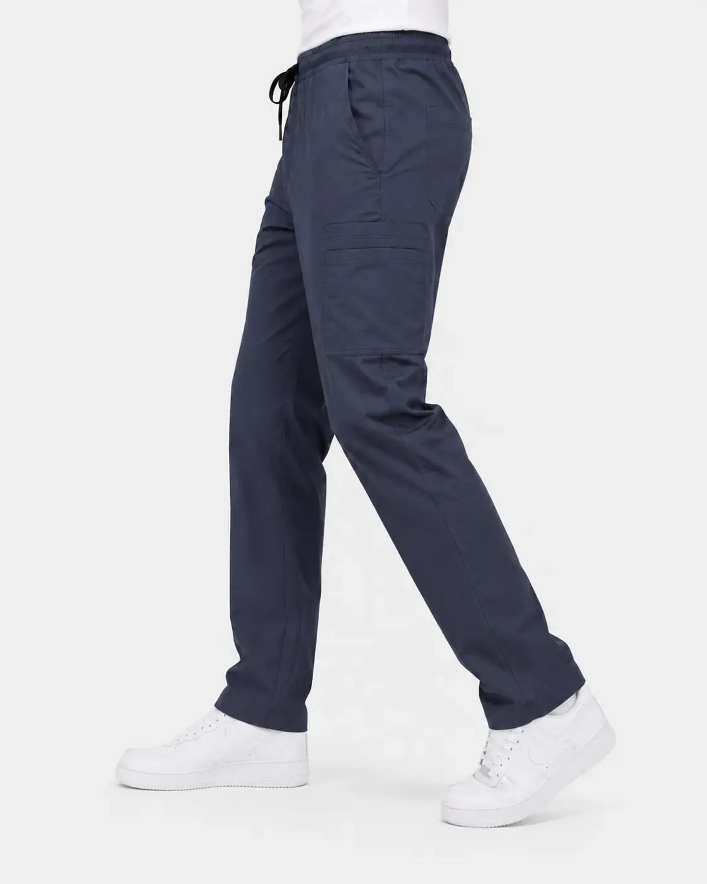 Pantalón Clínico Cargo Poplin Gris Hombre 2