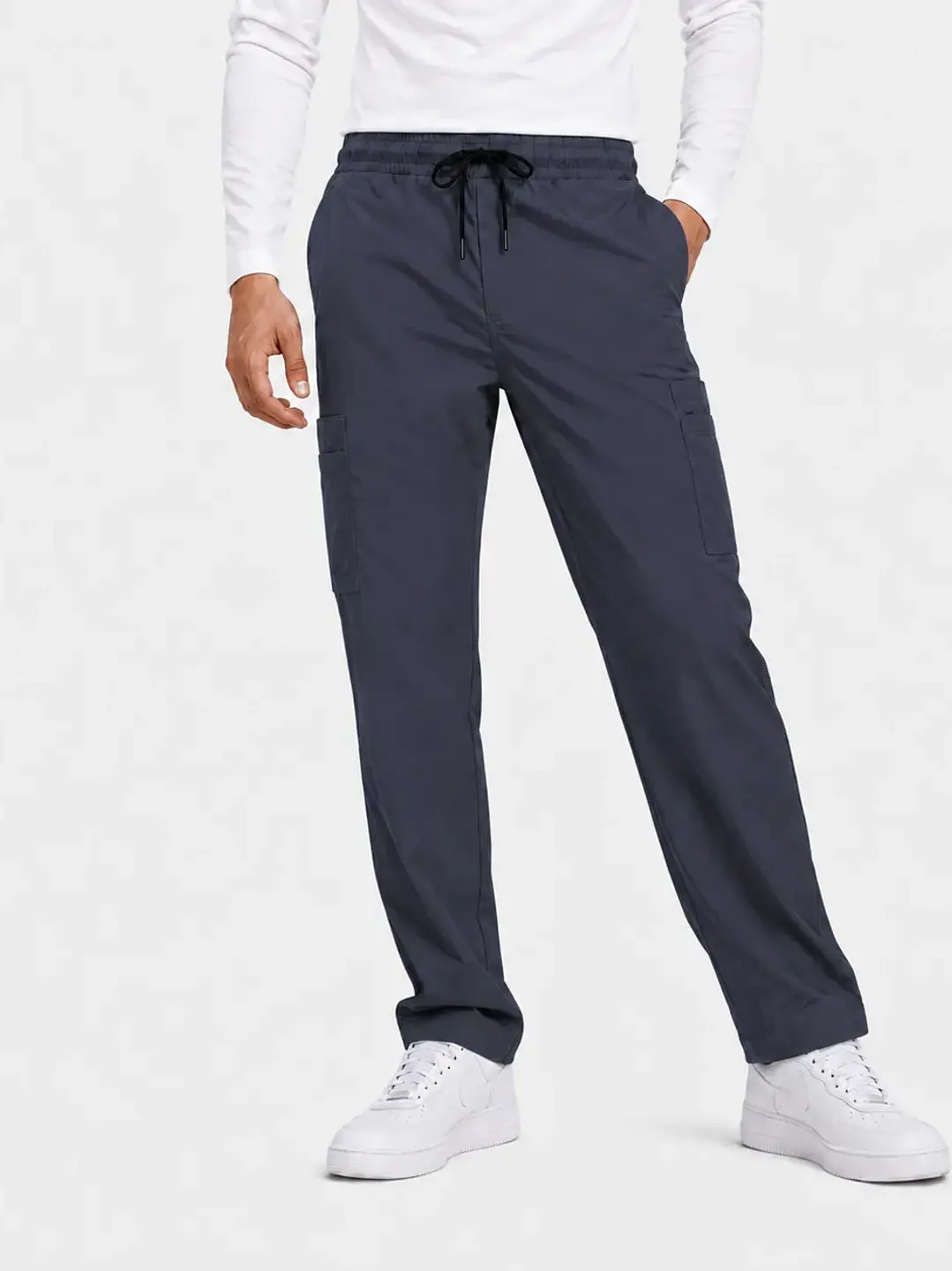 Pantalón Clínico Cargo Poplin Gris Hombre - Uniformes clínicos Égida Chile