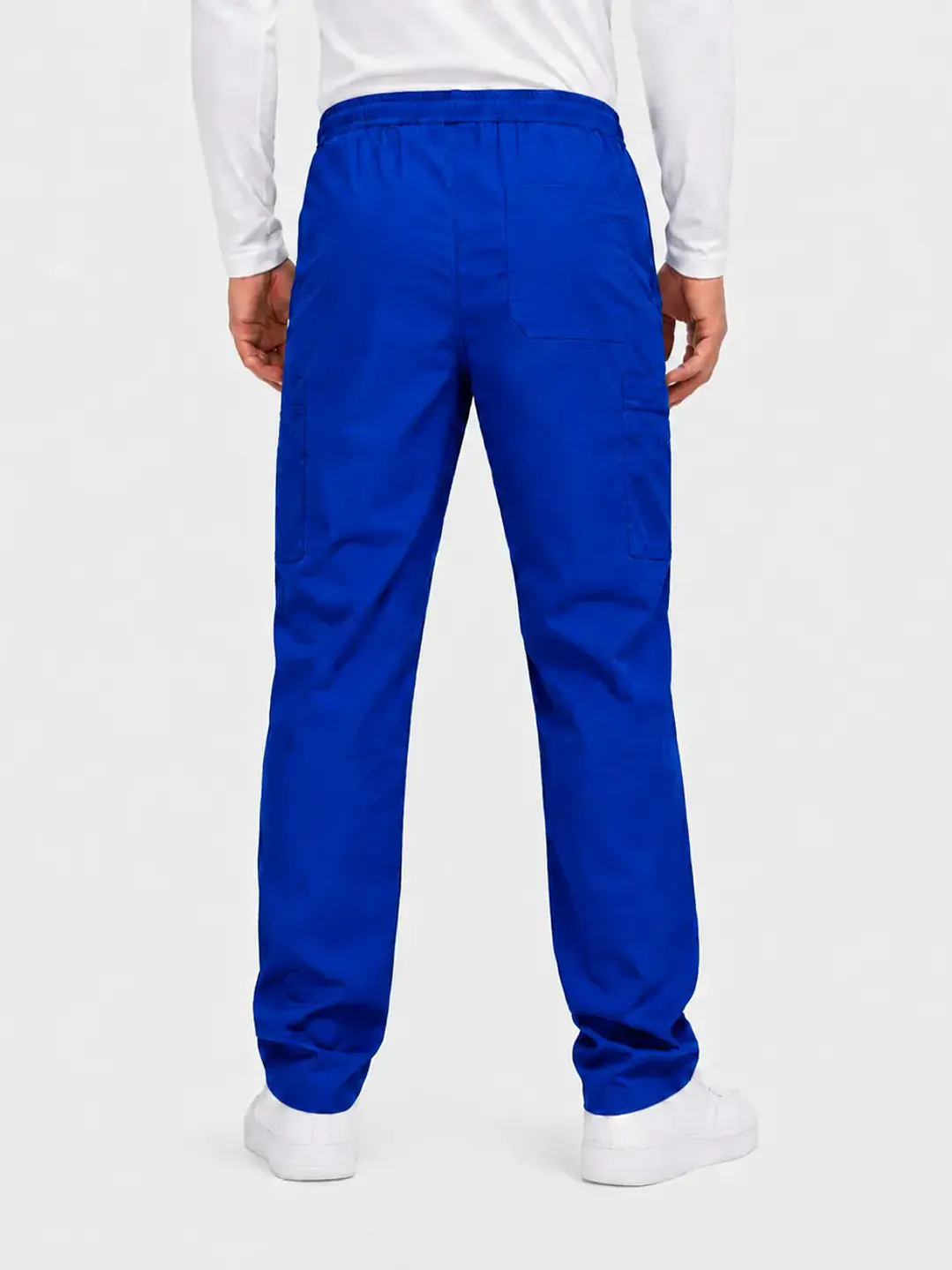 Pantalón Clínico Cargo Poplin Azul Rey Hombre - Uniformes clínicos Égida Chile