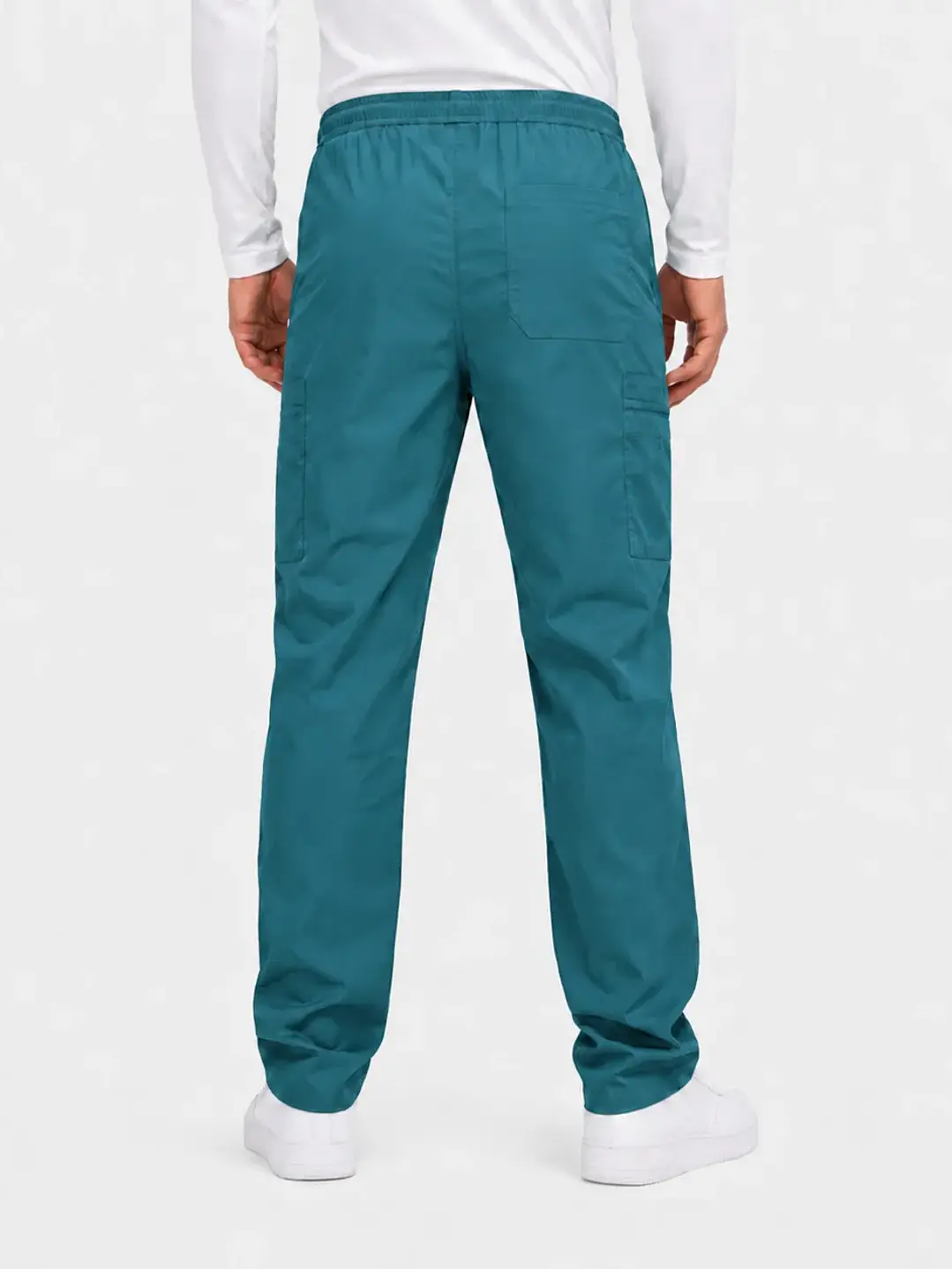 Pantalón Clínico Cargo Poplin Verde Petróleo Hombre - Uniformes clínicos Égida Chile
