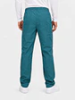 Pantalón Clínico Cargo Poplin Verde Petróleo Hombre - Miniatura 2