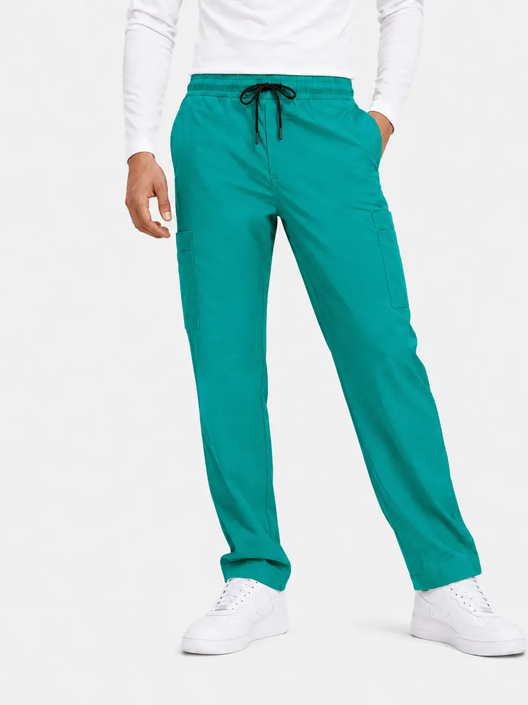 Pantalón Clínico Cargo Poplin Verde Quirúrgico Hombre - Uniformes clínicos Égida Chile