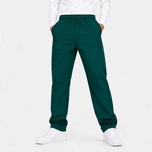 Pantalón Clínico Cargo Poplin Verde Botella Hombre